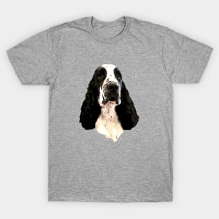 Cocker Spaniel Black and White Beauty T-Shirt